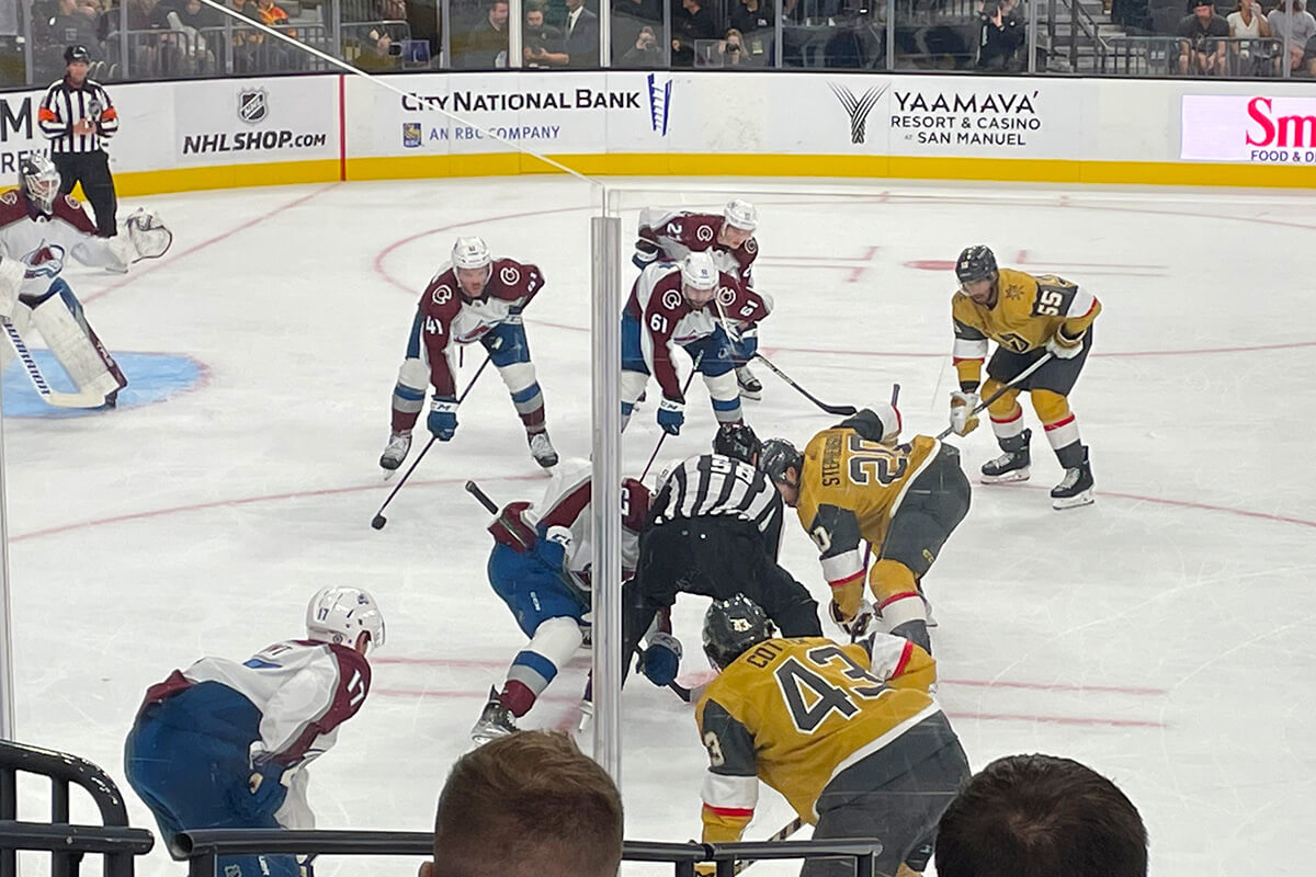 Vegas Golden Knights hockey game